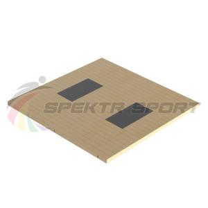 Купить Помост тяжелоатлетический 3х3х0,1м, рез. амортизаторы 1х0,5х0,04м в Давлеканове 