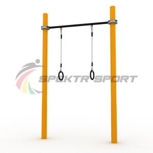 Купить Турник классический для занятий Воркаут с кольцами SP WRK-07 + Rings_76mm в Давлеканове 