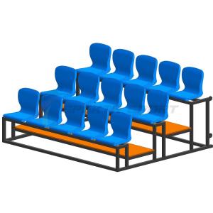Купить Трибуна мобильная 3 ряда сиденья пластиковые на 15 мест в Давлеканове 