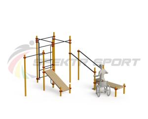 Купить Спортивный комплекс для инвалидов-колясочников WRK-D20_76mm в Давлеканове 