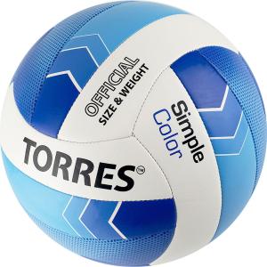 Купить Мяч волейбольный Torres Simple Color любительский р.5 в Давлеканове 